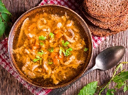 Супа от агнешко шкембе - снимка на рецептата